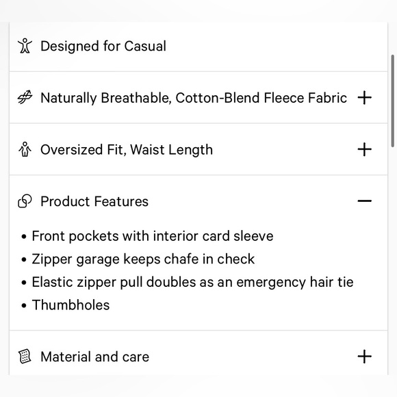 Lululemon Scuba Oversized Full-Zip Hoodie - Black Size M/L (has a few holes) - Picture 7 of 16